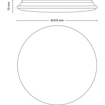 Philips - LED Димируем плафон LED/40W/230V 2700-6500K + дистанционно управление