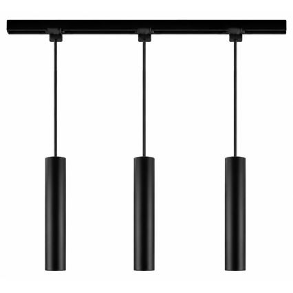 Philips - LED RGBW димируема люстра с кабел за рейкова система EASYLINK HUE 3xGU10/4,7W/230V 2200-6500K 1m черна + Hue bridge