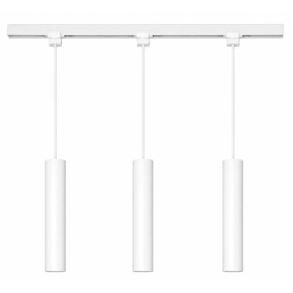 Philips - LED RGBW димируем полилей на кабел за релсова система EASYLINK HUE 3xGU10/4,7W/230V 2200-6500K 1m бял + Hue bridge