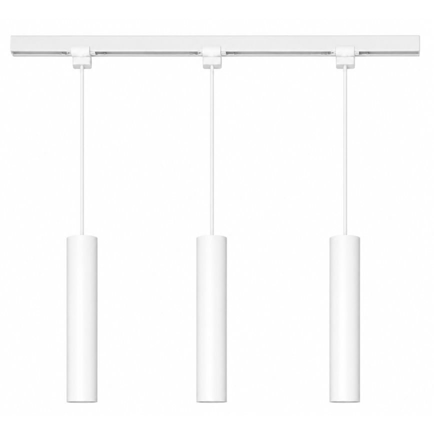 Philips - LED RGBW димируем полилей на кабел за релсова система EASYLINK HUE 3xGU10/4,7W/230V 2200-6500K 1m бял + Hue bridge