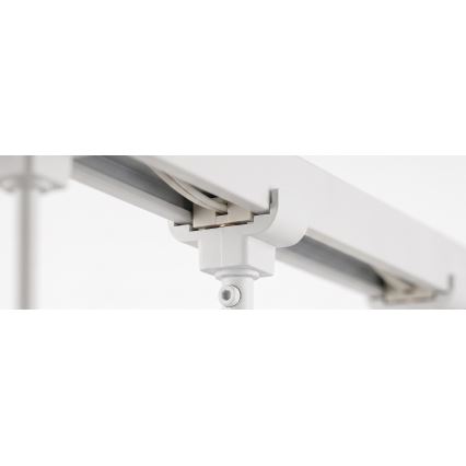 Philips - LED RGBW димируем полилей на кабел за релсова система EASYLINK HUE 3xGU10/4,7W/230V 2200-6500K 1m бял + Hue bridge