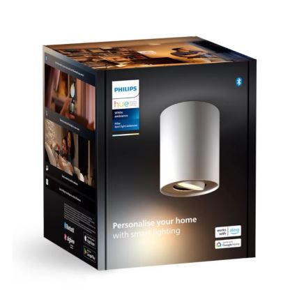 Philips - LED Димируем спот Hue PILLAR 1xGU10/4,2W/230V 2200-6500K бял