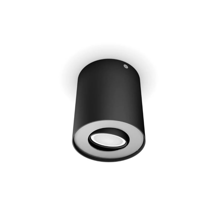 Philips - LED Димируем спот Hue PILLAR 1xGU10/4,2W/230V 2200-6500K + дистанционно управление черен