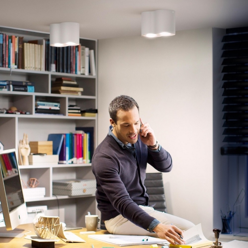 Philips - LED Димируем спот Hue PILLAR 2xGU10/5W/230V + дистанционно