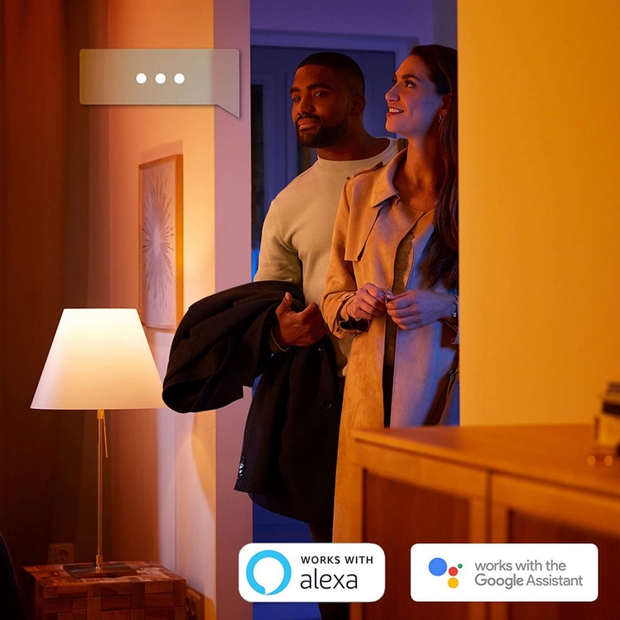 Philips - LED Димируем спот Hue PILLAR 2xGU10/5W/230V + дистанционно