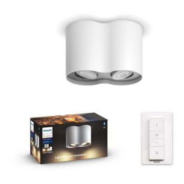 Philips - LED Димируем спот Hue PILLAR 2xGU10/5W/230V + дистанционно