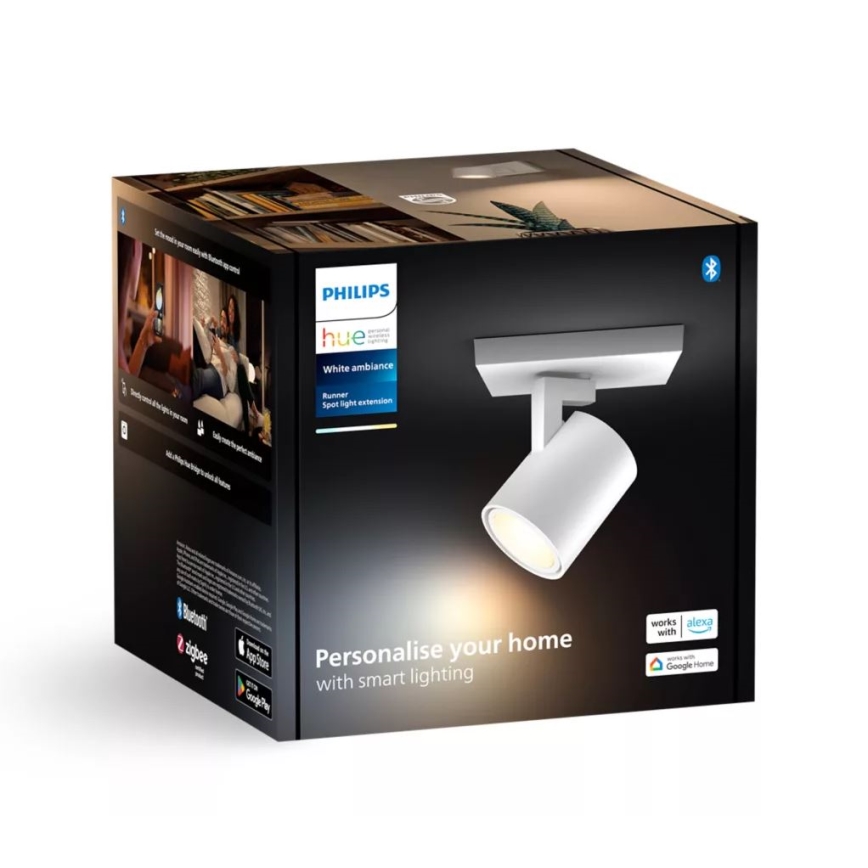 Philips - LED Димируем спот Hue RUNNER 1xGU10/4,2W/230V 2200-6500K бял