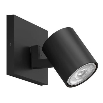 Philips - LED Димируем спот Hue RUNNER 1xGU10/4,2W/230V 2200-6500K черен