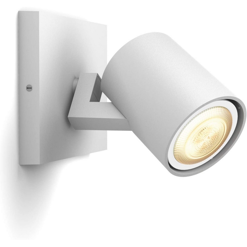 Philips - LED Димируем спот Hue RUNNER 1xGU10/4,2W/230V 2200-6500K + дистанционно управление бял