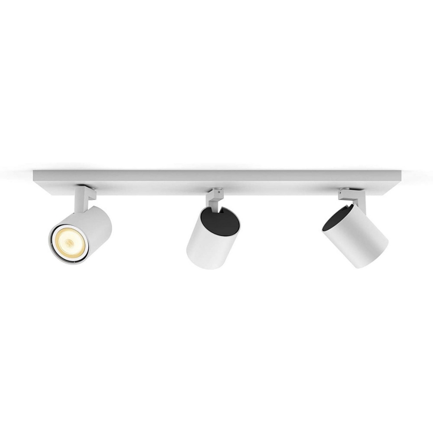 Philips - LED Димируем спот Hue RUNNER 3xGU10/4,2W/230V 2200-6500K + дистанционно управление бял