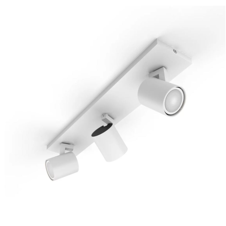 Philips - LED Димируем спот Hue RUNNER 3xGU10/4,2W/230V 2200-6500K + дистанционно управление бял