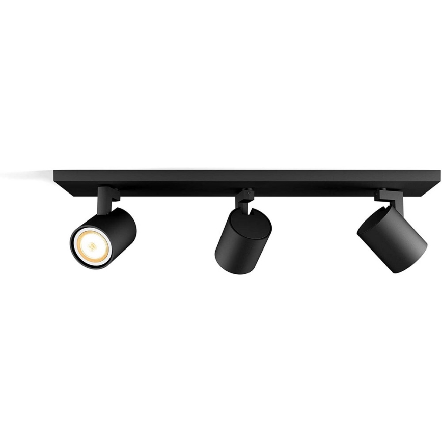 Philips - LED Димируем спот Hue RUNNER 3xGU10/4,2W/230V 2200-6500K + дистанционно управление черен