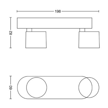 Philips - LED Димируем спот 2xLED/4,5W/230V