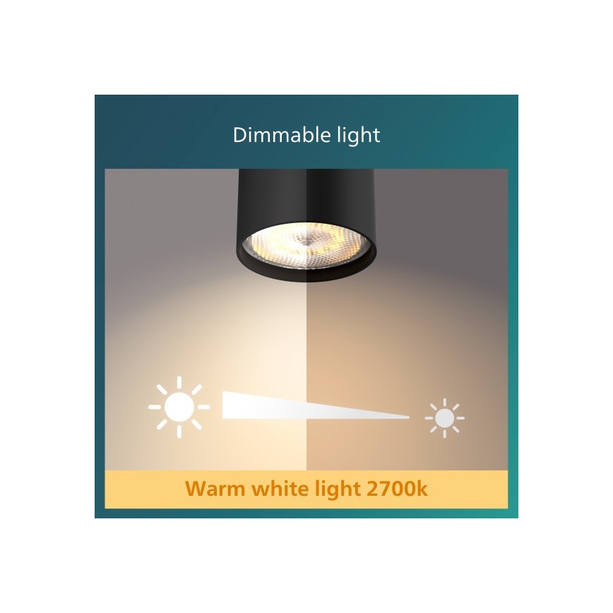 Philips - LED Димируем спот 3xLED/4,5W/230V