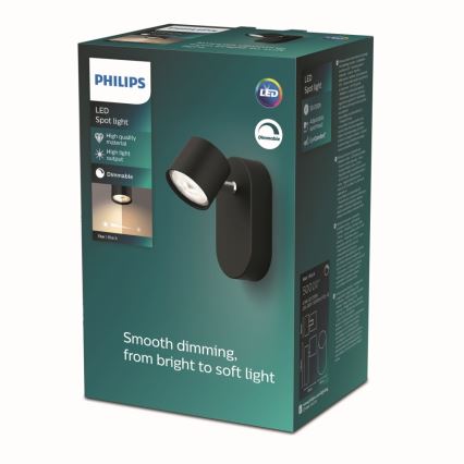 Philips - LED Димируем стенен спот LED/4,5W/230V