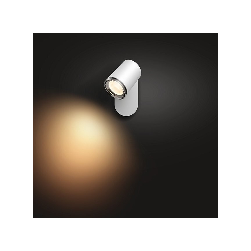Philips - LED Димируем стенен спот за баня Hue ADORE 1xGU10/5W/230V IP44 + дистанционно