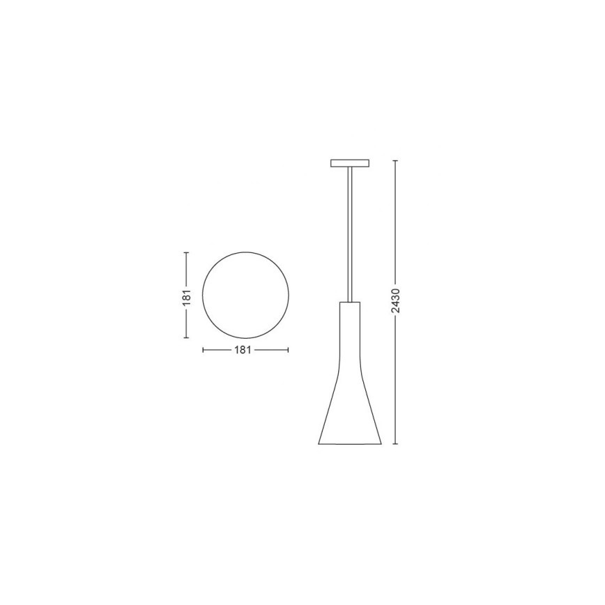 Philips - LED Димируем висящ полилей Hue EXPLORE 1xE27/6W/230V 2200-6500K