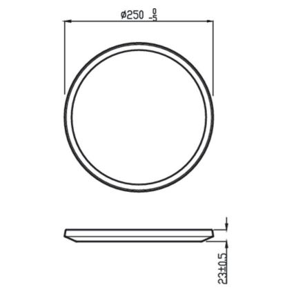 Philips - LED Димируема екстериорна лампа SUPERSLIM SCENE SWITCH LED/15W/230V IP54 бял