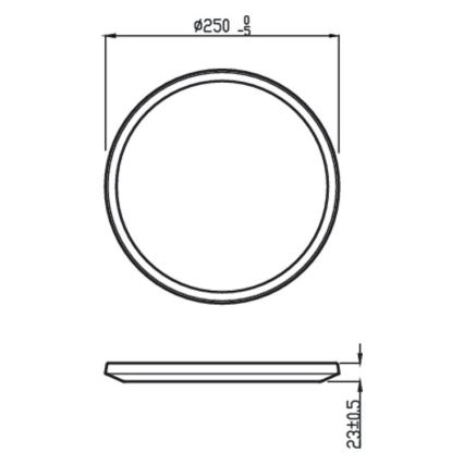 Philips - LED Димируема екстериорна лампа SUPERSLIM SCENE SWITCH LED/15W/230V IP54 черен