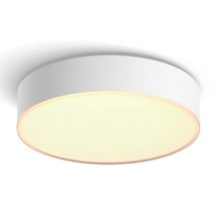 Philips - LED Димируем плафон Hue LED/9,6W/230V 2200–6500K Ø 261 мм бял + дистанционно управление