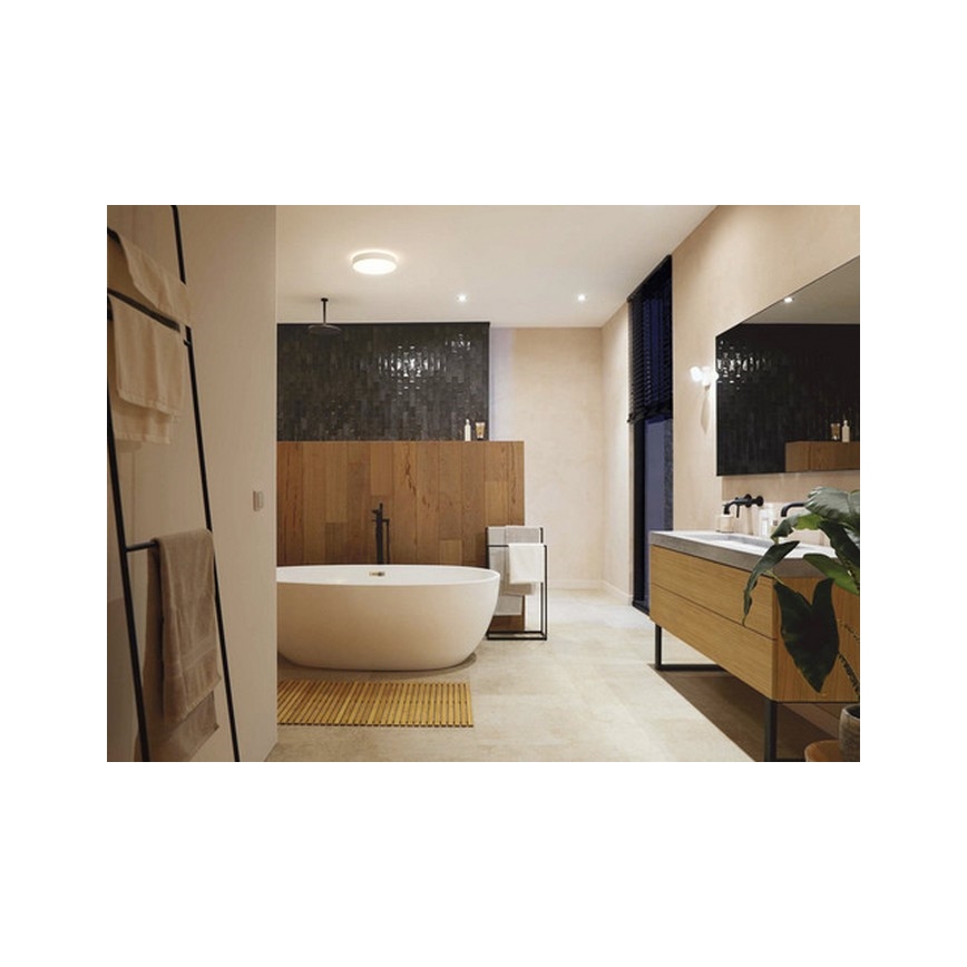 Philips - LED Димируема лампа за баня Hue DEVERE LED/19,2W/230V IP44 ⌀ 381мм 2200-6500K + дистанционно
