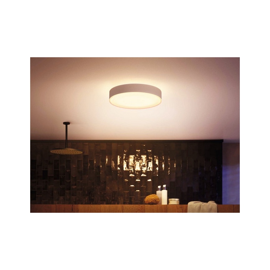 Philips - LED Димируема лампа за баня Hue DEVERE LED/19,2W/230V IP44 ⌀ 381мм 2200-6500K + дистанционно