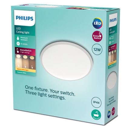 Philips - LED Димируема лампа за баня SCENE SWITCH LED/12W/230V IP44