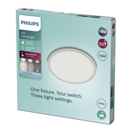 Philips - LED Димируема лампа за баня SCENE SWITCH LED/15W/230V IP44 4000K