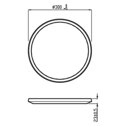 Philips - LED Димируема лампа за баня SCENE SWITCH LED/18W/230V IP44 2700K