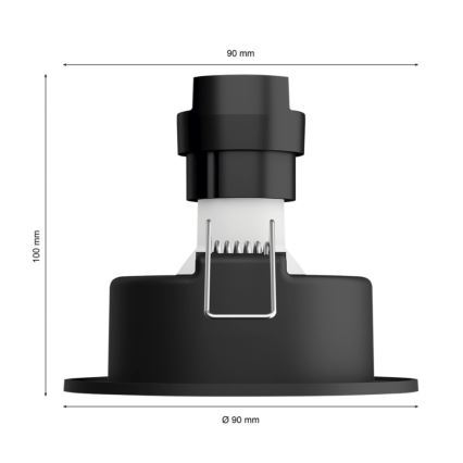 Philips - LED Димируема лампа за вграждане Hue MILLISKIN 1xGU10/4,2W/230V 2200-6500K