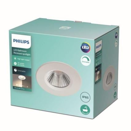 Philips - LED Димируема луничка за баня LED/5,5W/230V 2700K IP65