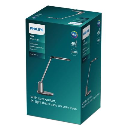 Philips - LED Димируема сензорна настолна лампа EINSTEIN SCENE SWITCH LED/15W/230V 2800/4000/5100K CRI94