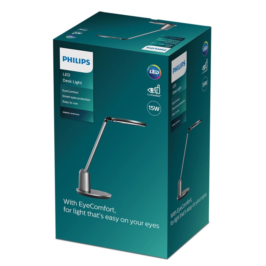 Philips - LED Димируема сензорна настолна лампа EINSTEIN SCENE SWITCH LED/15W/230V 2800/4000/5100K CRI94
