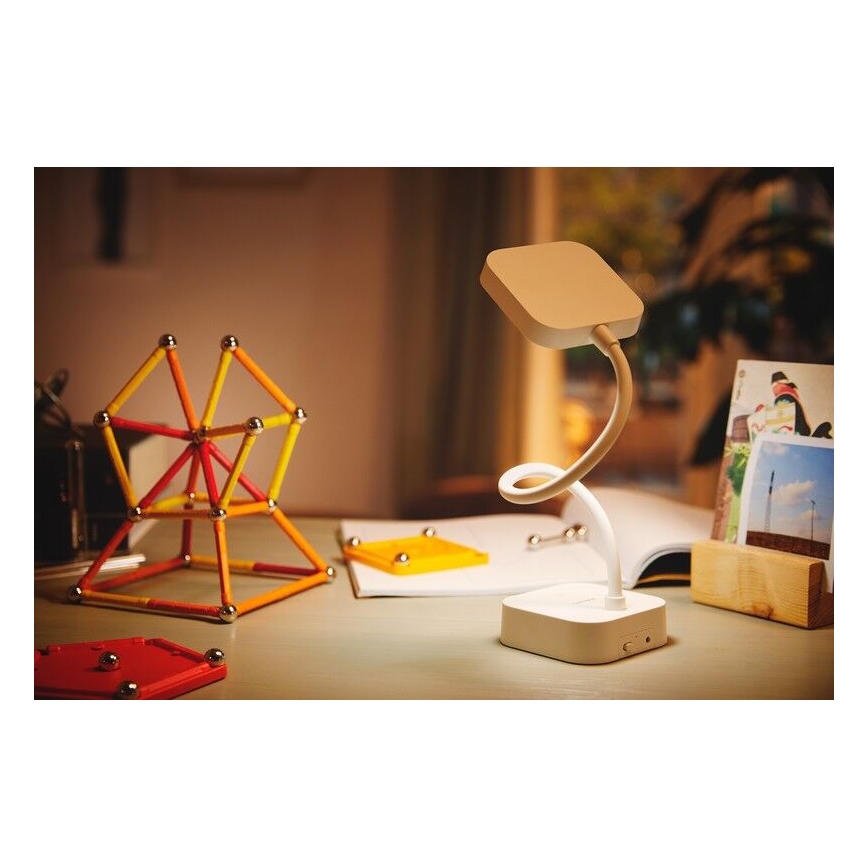 Philips - LED Димируема сензорна настолна лампа ROCK LED/5W/5V 1800 mAh