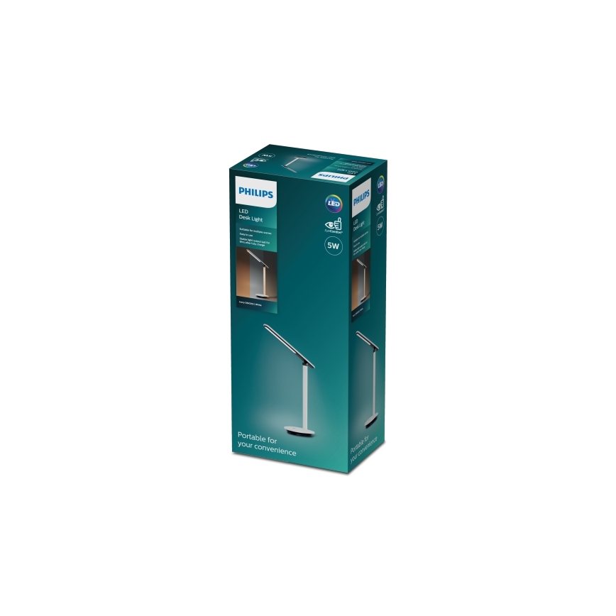 Philips - LED Димируема сензорна настолна лампа ROCK LED/5W/5V 1800 mAh