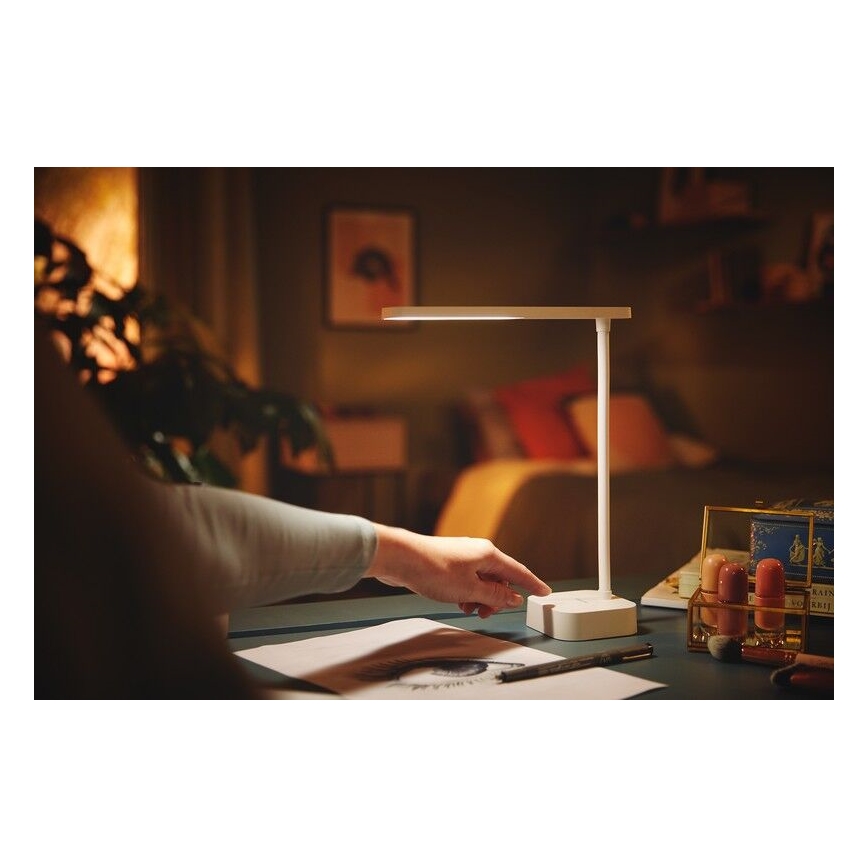 Philips - LED Димируема сензорна настолна лампа TILPA LED/5W/5V