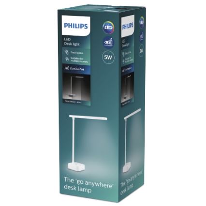Philips - LED Димируема сензорна настолна лампа TILPA LED/5W/5V