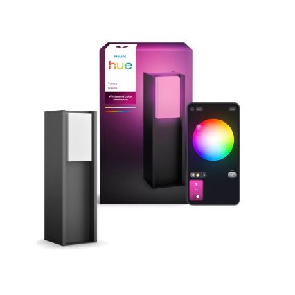 Philips - LED димируема външна лампа Hue TURACO 1xE27/8,1W/230V 40 cm IP44