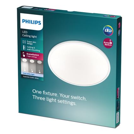 Philips - Димируемо LED таванно осветително тяло LED/15W/230V 4000K