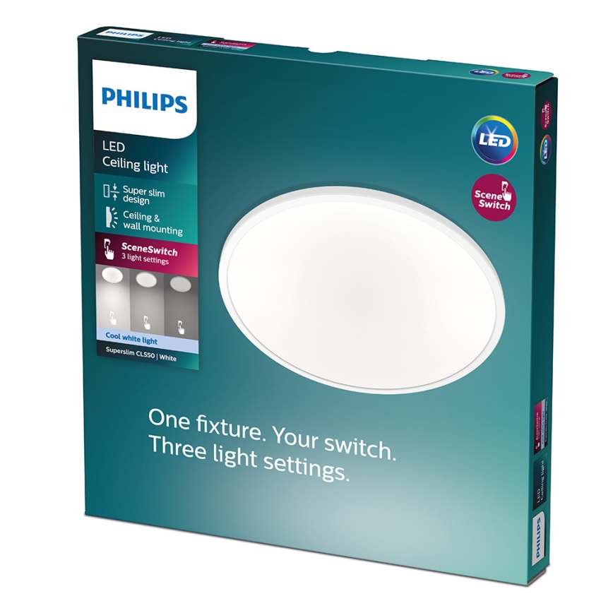 Philips - Димируемо LED таванно осветително тяло LED/15W/230V 4000K