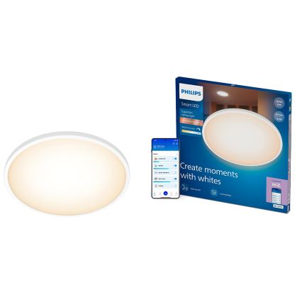 Philips - Димируемо LED таванно осветително тяло SUPERSLIM LED/32W/230V 2700-6500K Wi-Fi