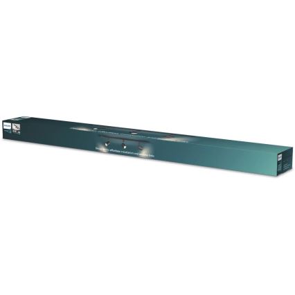 Philips - LED димируемо точково осветително тяло за шинна система EASYLINK 3xGU10/6,2W/230V 2200-2700K 1m черно
