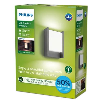 Philips - LED Екстериорен аплик LED/3,8W/230V 3000K IP44