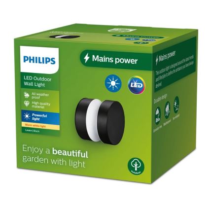 Philips - LED Екстериорен аплик LAVEN LED/6W/230V 2700K IP44