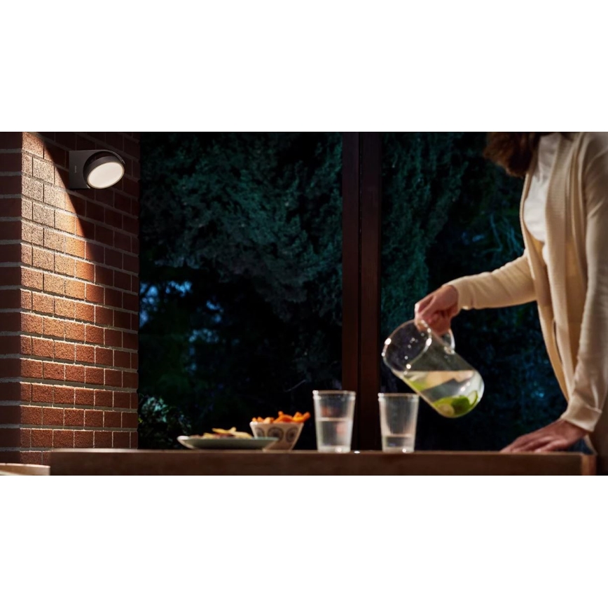 Philips - LED Екстериорен аплик LED/7W/230V 2700K IP44