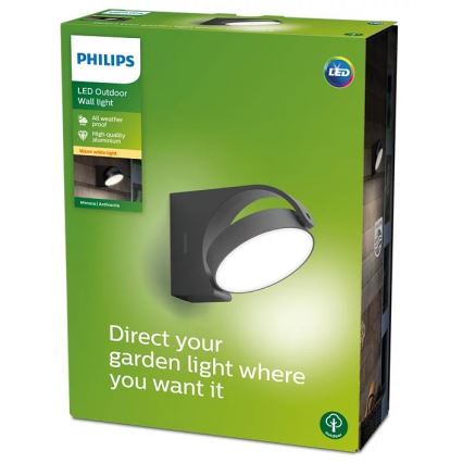 Philips - LED Екстериорен аплик LED/7W/230V 2700K IP44