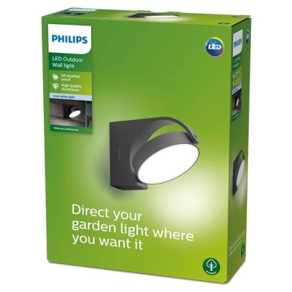 Philips - LED Екстериорен аплик LED/7W/230V 4000K IP44