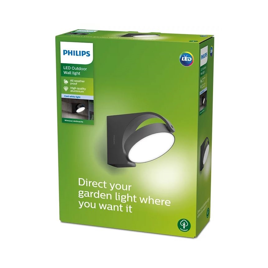 Philips - LED Екстериорен аплик LED/7W/230V 4000K IP44