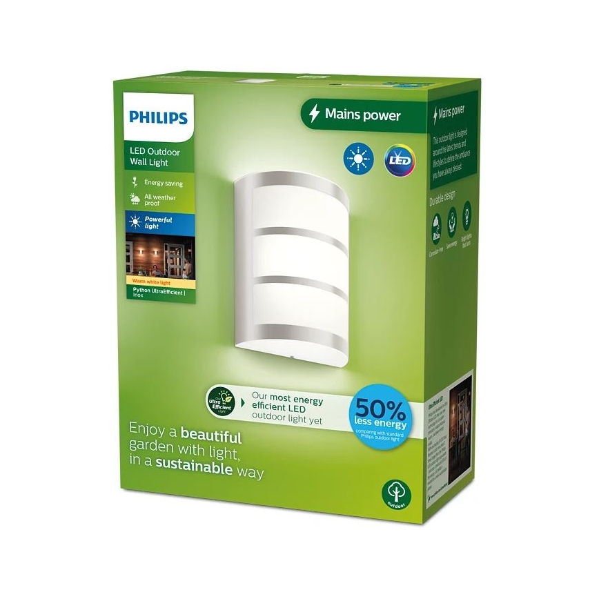 Philips - LED Екстериорен аплик PYTHON LED/3,8W/230V IP44
