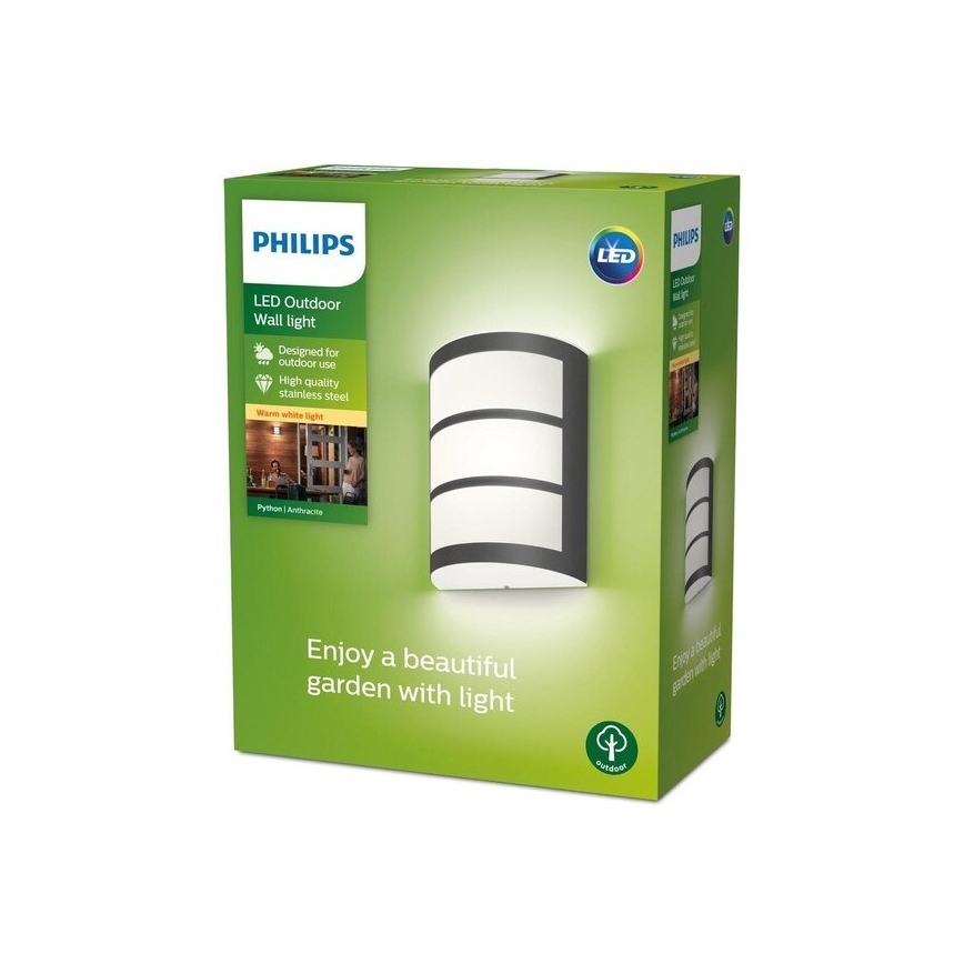 Philips - LED Екстериорен аплик LED/6W/230V 2700K IP44